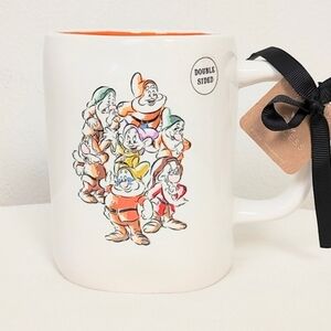 Rae Dunn Coffee Mug Disney Snow White Dwarfs Tea Cup Gift Whistle While You Work